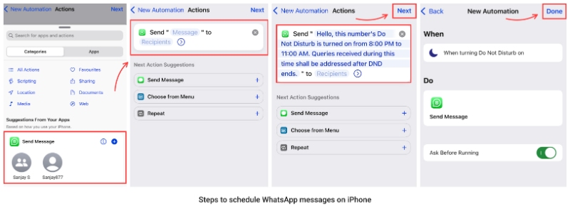  How To Schedule WhatsApp messages on iPhone?