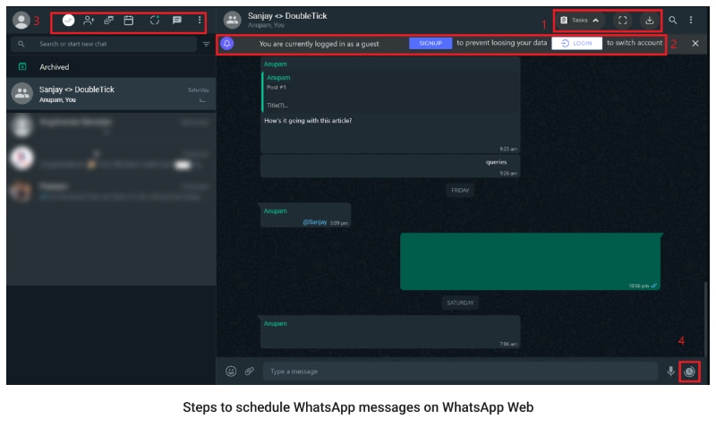  How To Schedule WhatsApp Messages on WhatsApp Web?