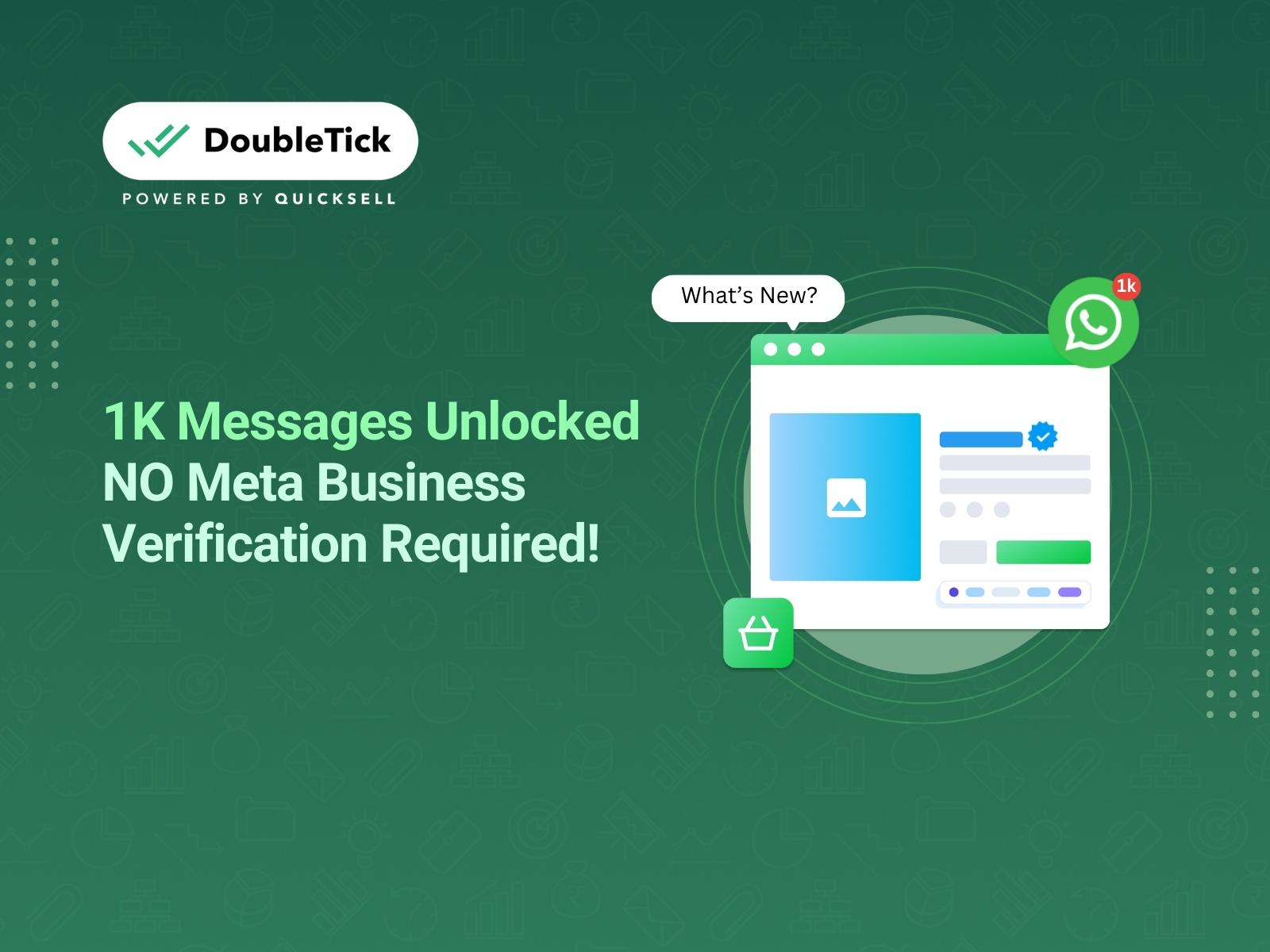 WhatsApp API Update: 1K Daily Messaging Limit with No Meta Business Verification