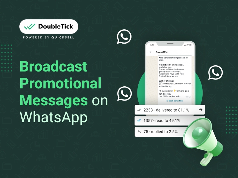 Broadcast Promotional Messages on WhatsApp - A How-to Guide!