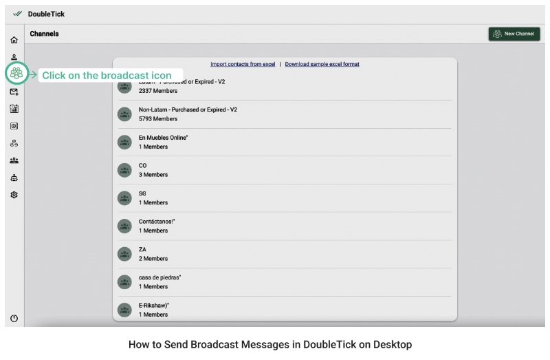 Step-by-Step Process to Create a Broadcast Campaign in DoubleTick