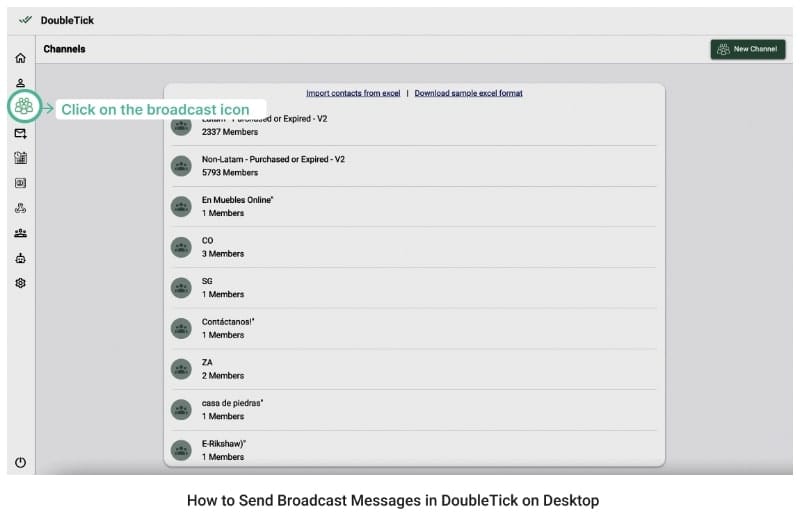 Step-by-Step Process to Shoot Broadcast Campaign in DoubleTick