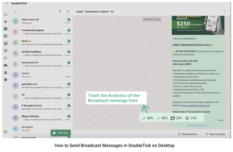 Step-by-Step Process to Shoot Broadcast Campaign in DoubleTick