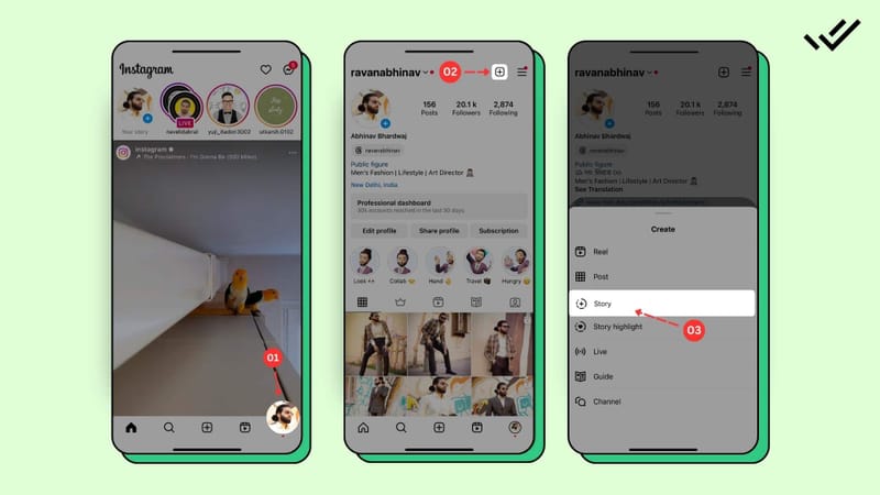 Steps to Add WhatsApp Link to Instagram Story Highlights