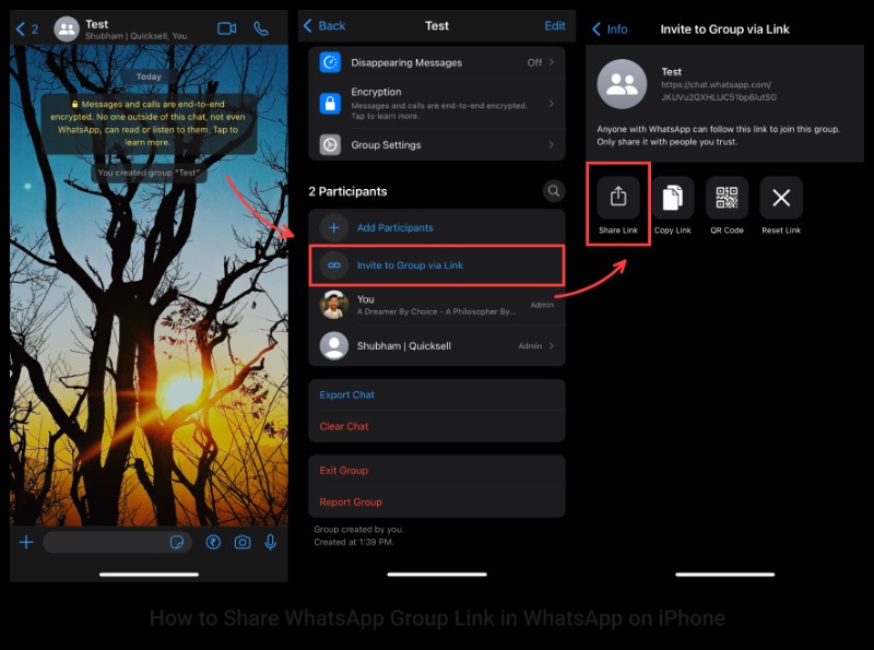  How to Share WhatsApp Group Links on Android and iOS devices?