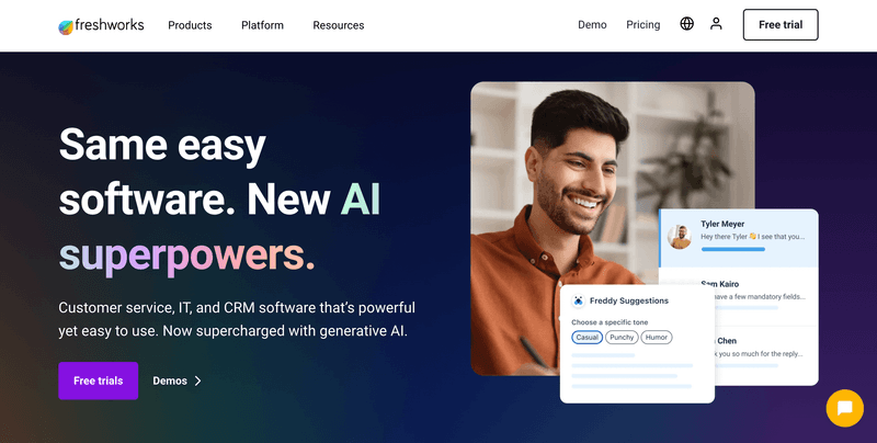 Top Customer Service CRM - Freshworks