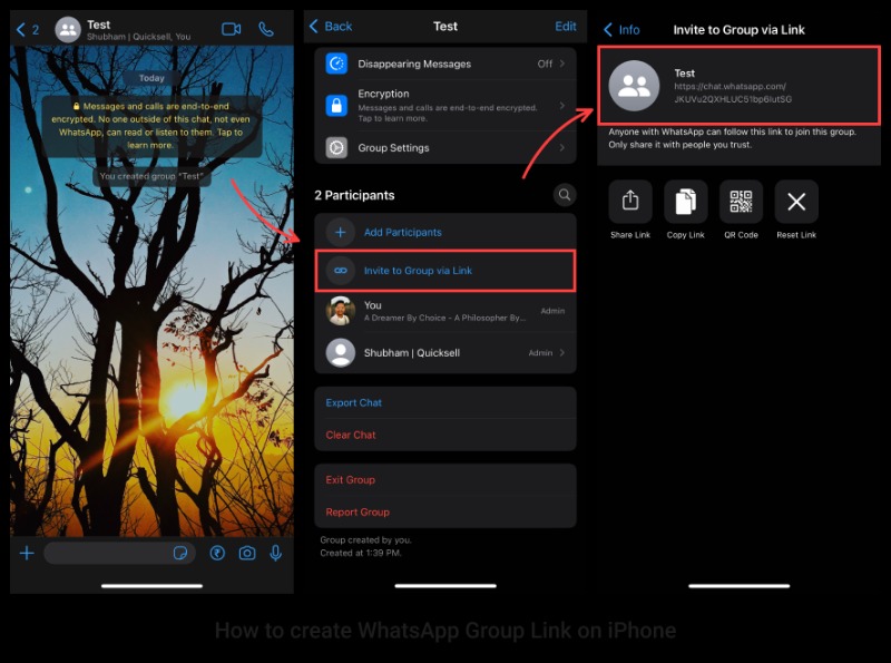 How to Create WhatsApp Group Link on iPhone
