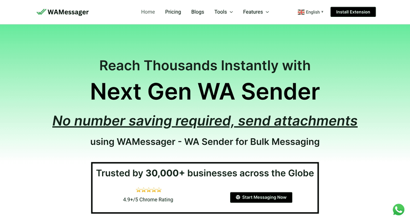 WhatsApp Blast Software - WAMessager