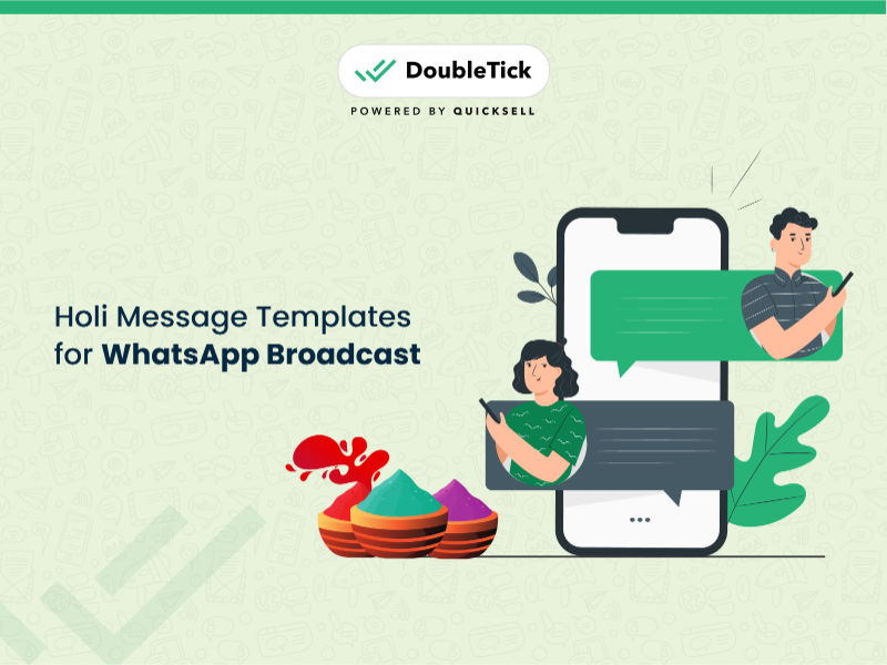 Personalised Holi Message Templates for WhatsApp Broadcast